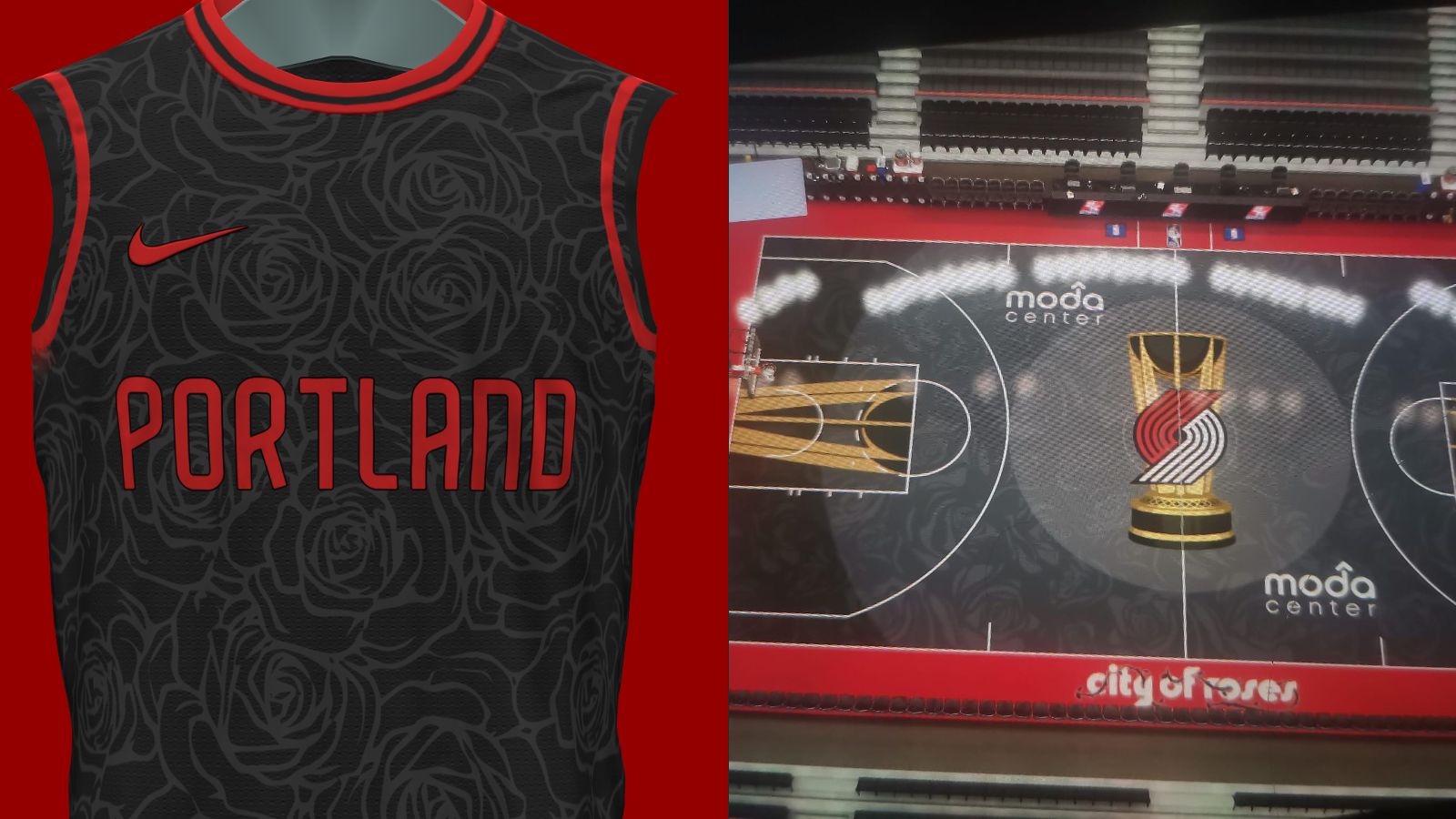 Portland Trail Blazers Court Leaked 2024 2025 Statement Edition Jersey Prediction